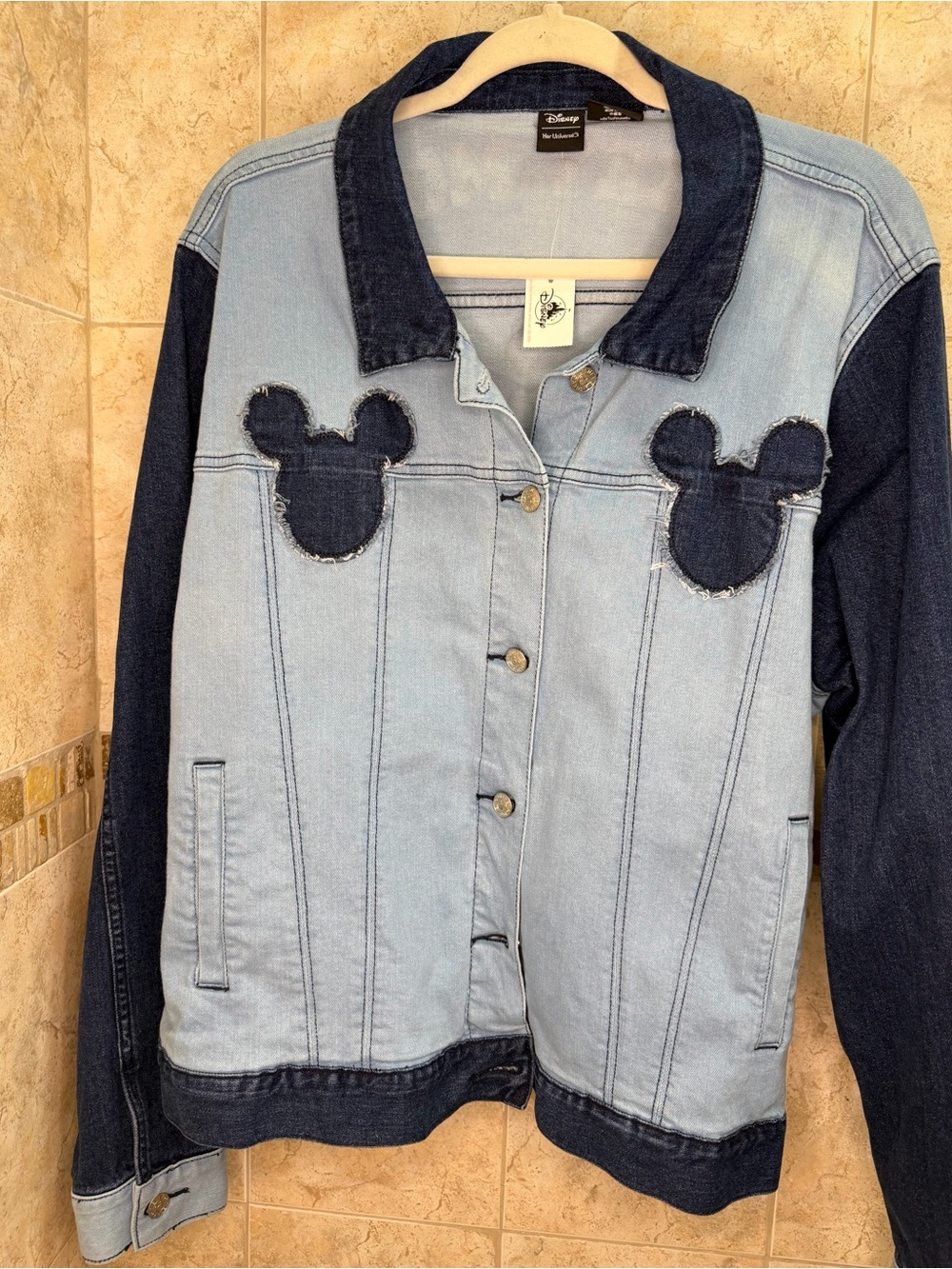 Disney Mikey Mouse Plus Size 2X Denim Jacket